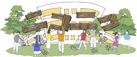 団地から繋がる「ニコニコ」をデザインする